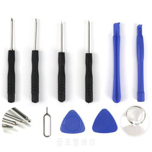 10 in 1 Opening Tools Disassemble Kit For iPhone 4 4S 5 5S 6 6S Plus Smart Mobile Phone Repair Tools Kit Screwdriver Set
