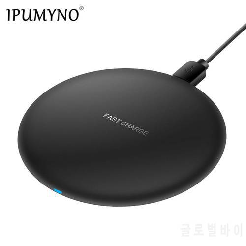 IPUMYNO 10W Qi Wireless Charger For iPhone XS X 8 Plus USB Wireless Charger Fast Charging for Samsung Galaxy S9/S9+ S8 S7 Note 8