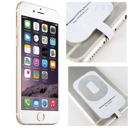 For Apple Iphone 5 5s 5c 6 6s Plus Qi Wireless Charger Receiver Card for Ipone Iphon I6 I5 Mobile Phone Smart Charging Adapter