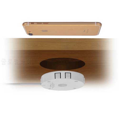 QI Invisible Wireless Charger Table Charging Pad Furniture Table Embedded For IPhone 11 XR Xiaomi Easy Installation Convenient