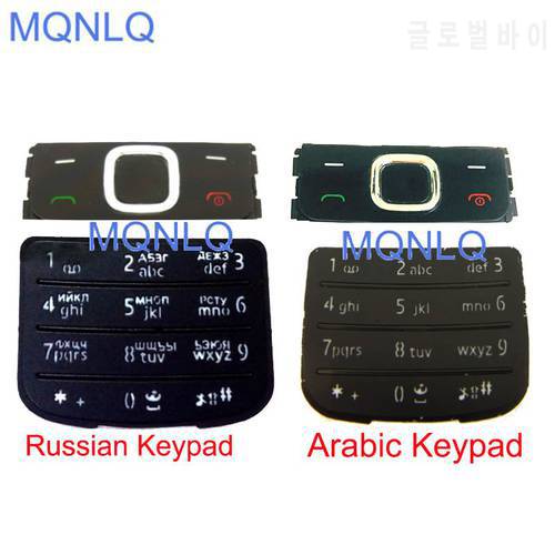 MQNLQ For Nokia 6700 Classic Housing Keypad Mobile Phone 6700C Keyboard Replacement Golden Silver Black Russian Keypad New