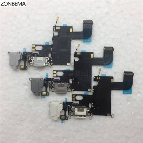 ZONBEMA Charger Charging Port Dock USB Connector Flex Cable For iPhone 5 6 6S Plus 4.7