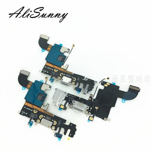 AliSunny 10pcs Charging Port Flex Cable for iPhone 6 6S 7 8 Plus XR XS USB Dock Connector Charger Ports for iPhone X 5 5S 5C