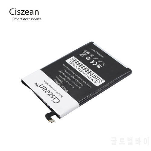 Ciszean 1Pcs 6000mAh 3.8VDC Replacement Li-Polymer Battery For Oukitel K6000 K6000 Pro 5.5 inch 4G LTE