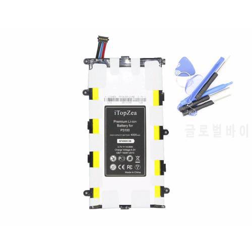 iTopZea 1x 4000mAh SP4960C3B Replacement Battery For Samsung galaxy Tab Tablet 2 7.0 P6200 P3100 P3110 P3113 GT-P3110 GT-P3113