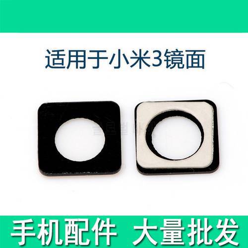 2 Pieces Rear Back Camera Glass Lens Cover For xiaomi 3 Replacement Repair Spare Parts With Stickers