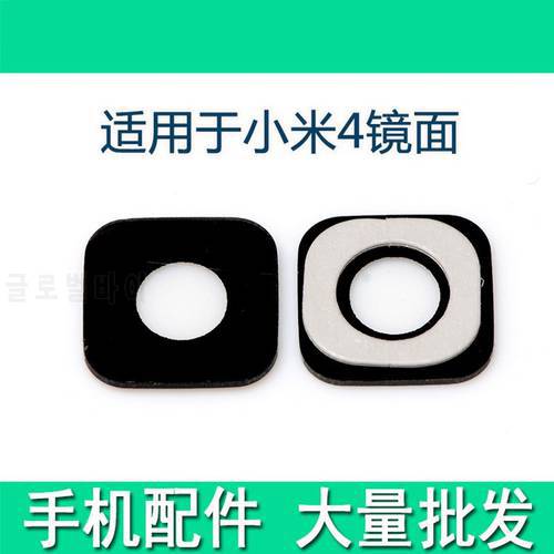 2 Pieces Rear Back Camera Glass Lens Cover For xiaomi 4 Replacement Repair Spare Parts With Stickers