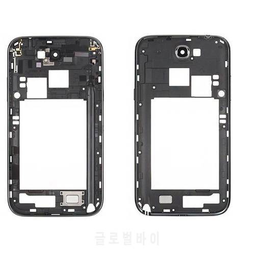 For Samsung Galaxy Note2 GT-N7100 White/Gray/Pink Color Rear Back Housing Frame Plate Middle Cover