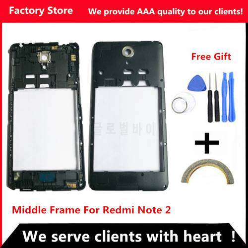 Q&Y QYJOY AAA Quality Middle Frame For Xiaomi Redmi Note 2 Middle Frame Housing Cover