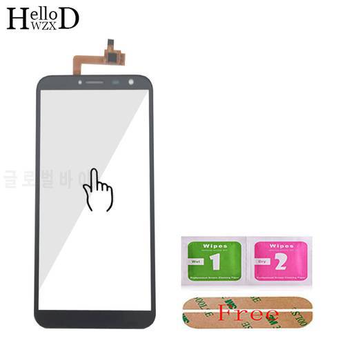 5.5&39&39 Mobile Phone Front Touch Glass For Oukitel C8 Touch Screen Glass Digitizer Panel Glass Lens Sensor Adhesive