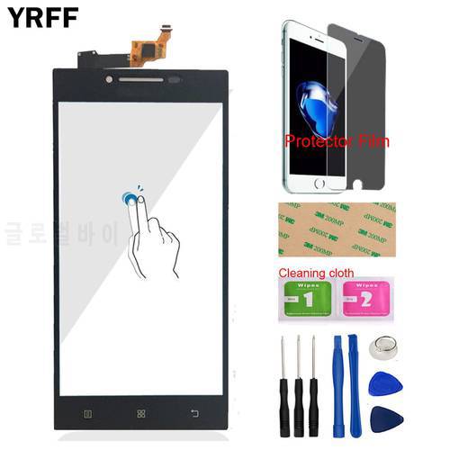 YRFF 5.0 For Lenovo P70 P 70 Touch Digitizer Screen Front Glass Phone Part Smartphone Panel Repair Tools Protector Film Adhesive