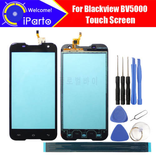 5.0 inch Blackview BV5000 Touch Screen Glass 100% Guarantee Original New Glass Panel Touch Screen For BV5000 +tools+ Adhesive