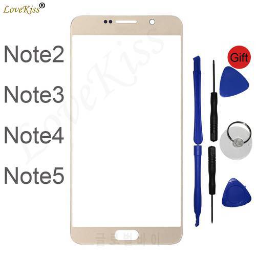 For Samsung Galaxy Note 2 3 4 5 N7100 N9000 N910 N920 Note4 Note5 Touch Screen Sensor Front Panel Digitizer Glass TP Replacement