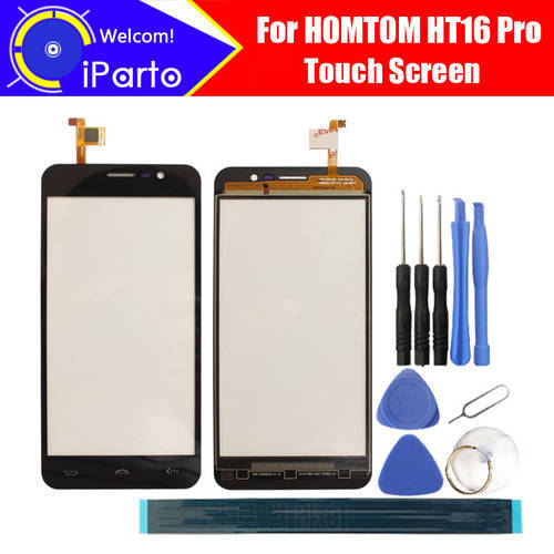5.0 inch HOMTOM HT16 Pro Touch Screen Glass Panel 100% Guarantee Original Glass Panel Touch Screen Glass For HT16 Pro