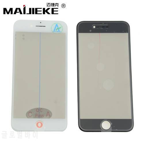 MAIJIEKE 4 in 1 Cold Press Front Screen Outer Glass+Frame OCA+Polarizer For iPhone 8 7 6 6s plus 5 5s Screen Glass Replacement