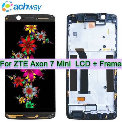 Tested Screen For ZTE Axon 7 mini LCD Touch Screen Digitizer Assembly For ZTE Axon 7 mini b2017G Display b2017 Replacement