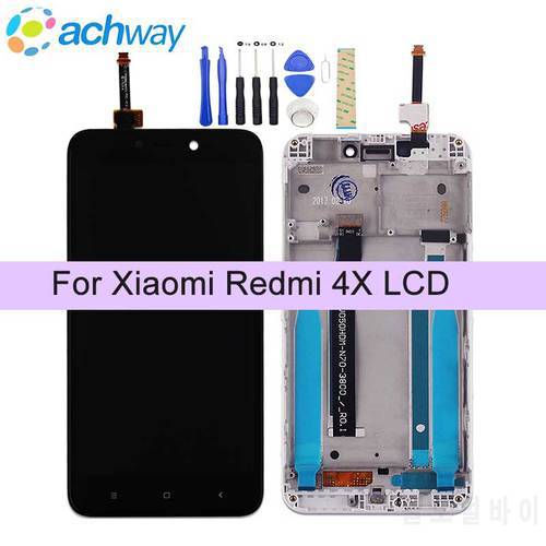 Tested For Xiaomi Redmi 4X LCD Display with Frame Tested Touch Screen Digitizer assembly For Xiaomi Redmi 4X Pro LCD Screen