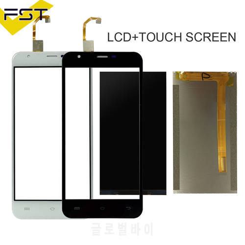 Black/White For Oukitel U7 Plus/U7 Max LCD Display+Touch Screen Digitizer fit Android 7.0 LCD Glass Panel Sensor Lens+Tools