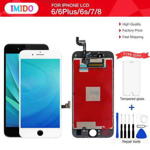 AAA LCD For iPhone 6 6 plus 6s 7 7g 8 8g LCD Display Touch Screen Digitizer No Dead Pixel Complete Assembly Digitizer Assembly