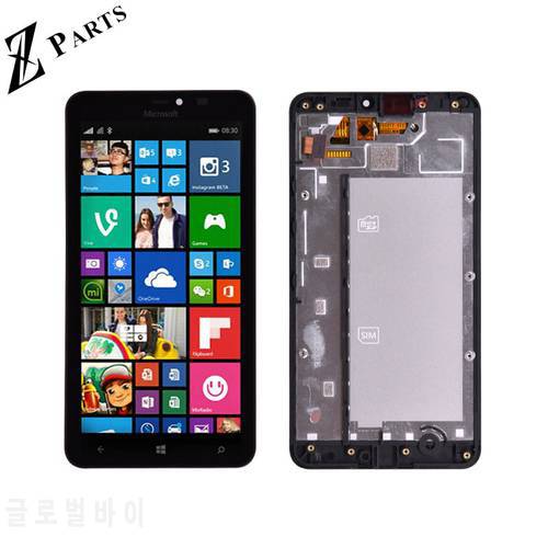 Original For Microsoft Nokia Lumia 640XL 640 XL LCD Display with Touch Screen Digitizer Assembly With frame free shipping