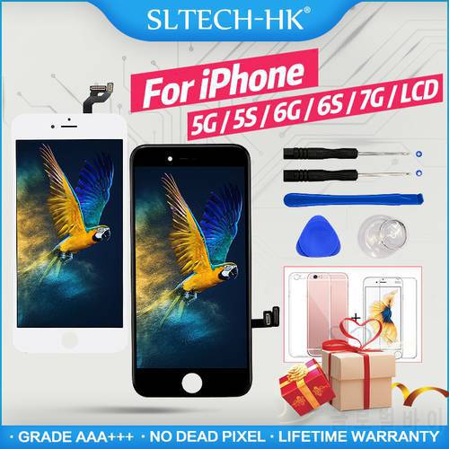 AAA+++ For iPhone 6 6S LCD 100% Brand New For iPhone 5 5S 7 Display With 3D Touch Screen Digitizer Assembly Replacement