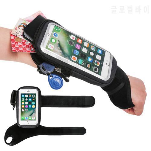 Sport Bicycle Wrist Bag Armbands Case For iPhone 14 13 12 11 Pro Max XR XS 7 8 Plus Samsung S23 S22 S21 Bike Phone Holder Pouch