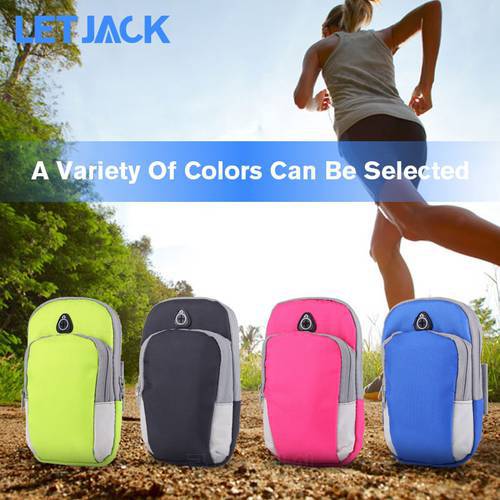 5.5 Inch Universal Nylon Sport Armband Phone Bag Case for iPhone Xiaomi Case Waterproof Sports ARM Running Arm Band Bag Shells