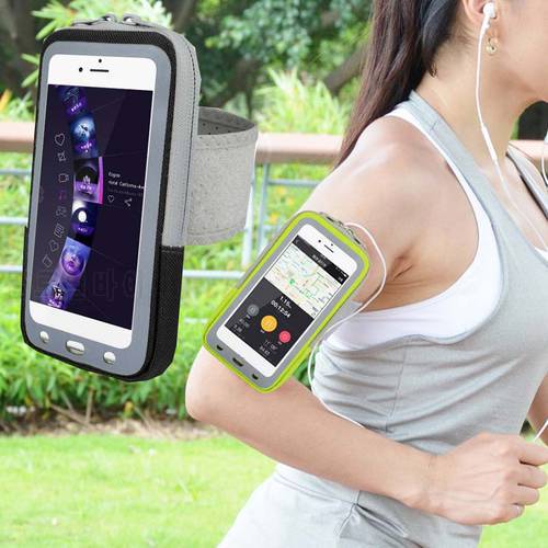 Sport Gym armband Case Zippered Fitness Multifunction pocket Bag Pouch Waterproof Running Cover for Mobile Phone Smartphone