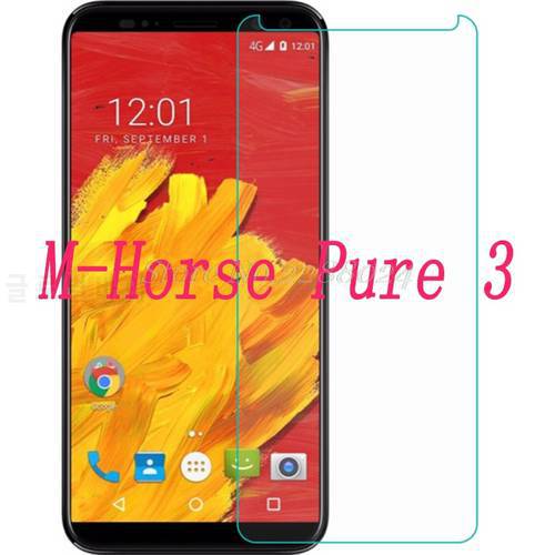 Smartphone 9H Tempered Glass for M-Horse Pure 1 2 3 Power 1 Explosion-proof Protective Film Screen Protector cover phone