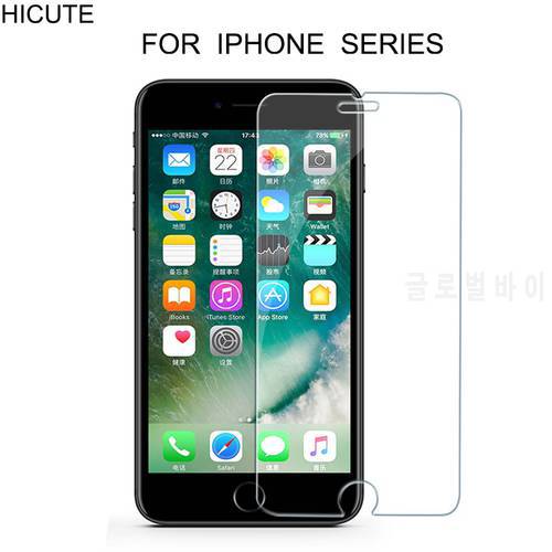 High Quality tempered glass for iphone 6 6s plus 7 plus 5s 4 SE 8 plus X glass iphone 7 X 8 screen protector iphone 7 8 X glas