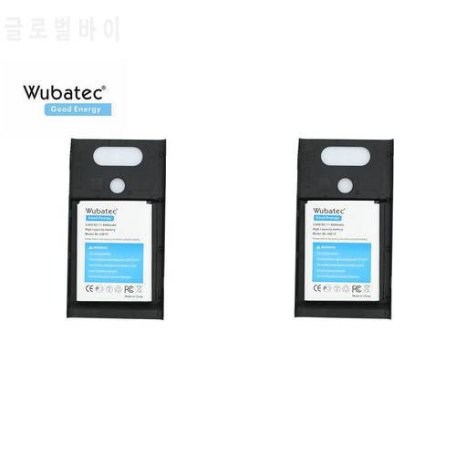 Wubatec 2x 6400mAh V20 Extended Battery + Black Cover BL-44E1F For LG V20 LS997 F800 VS995 US996 H990 H990DS H910 H918