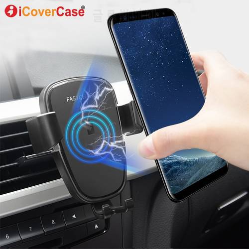 Wireless Charger For Samsung Galaxy A8 A8+ A6 A6+ Plus 2018 A9 Star A6s A8s Charging Pad Qi Receiver Car Phone Holder Accessory