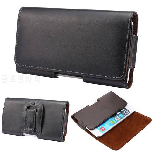 New Arrival Black Genuine Leather Case Belt Clip For iPhone 6 5 4 Samsung Galaxy S5 S6 S4 S3 Note4 3 2 N7100 Phone Cases