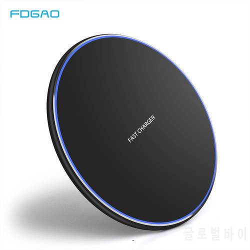 FDGAO Quick 10W Wireless Charger Pad for iPhone 14 13 12 11 Pro XS Max XR X 8 Samsung S22 S21 S20 Xiaomi Mi 13 12 Fast Charging