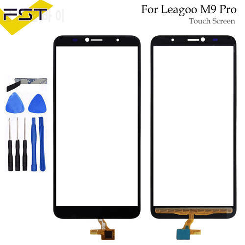 5.72&39&39 Black Tested Well Touch Screen Digitizer Panel For Leagoo M9 Pro Touch Panel Front Glass Lens Sensor Touchscreen No Lcd
