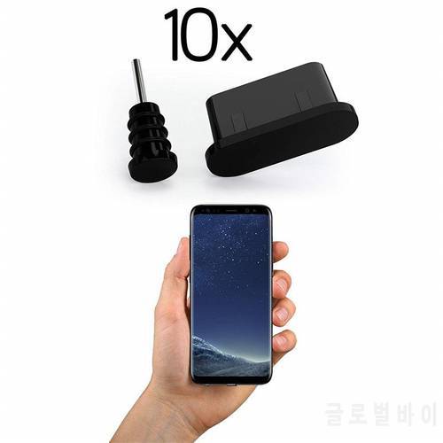 10x Anti Dust Plugs USB C Charging holes Silicone Type C Port Protection Dust Plug For Samsung S9 S8 Huawei