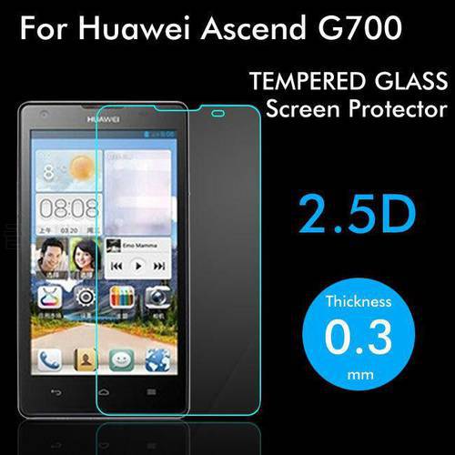 ShuiCaoRen For Huawei Ascend G700 Tempered Glass Original 9H Protective Film Explosion-proof Screen Protector for Huawei G700