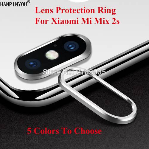 Luxury Camera Guard Circle Metal Lens Film Protector Case Cover Ring Bumper For Xiaomi Mi Mix 2s 5.99