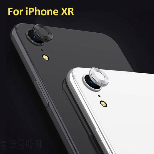 Luxury Camera Lens Protector Ring Plating Aluminum For iPhone XR Camera Lens Protection Ring Cover For iPhone XR Back Lens Film
