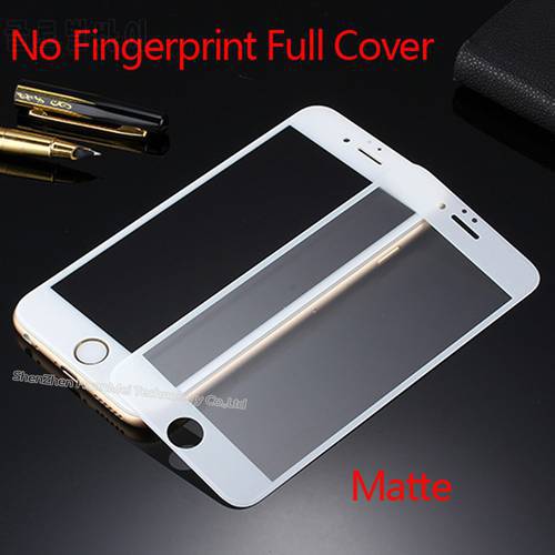 Fingerprintproof Matte Tempered Glass Full Cover For iPhone 6 6s plus Frosted Screen Protector Protective Film for iphone 7
