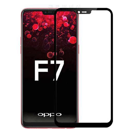 3D Tempered Glass For OPPO F7 Full Cover 9H Protective film Explosion-proof Screen Protector For OPPO F7
