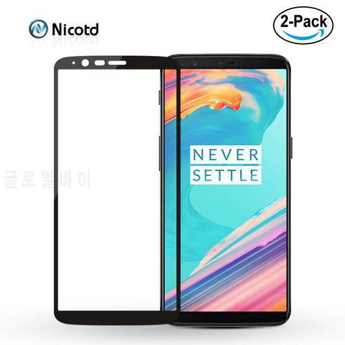 2 pack Full Cover 2.5D Tempered Glass For Oneplus 6 5T 5 T A6000 One Plus 6 7 8 9 8t 7t 6t N10 1+6 N100 Curved Screen Protector