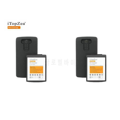 iTopZea 2x 8000mAh BL-53YH Battery For LG G3 D855 D858 D859 F400 F460 D830 D850 D851 VS985 LS990 Extended Battery With TPU Case