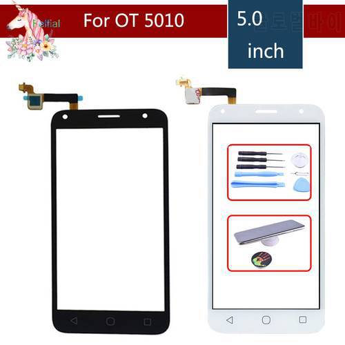 For Alcatel One Touch Pixi 4 5.0 OT 5010 5010D 5010E 5010G 5010X OT5010 Touch Screen Panel Sensor Digitizer Glass Touchscreen