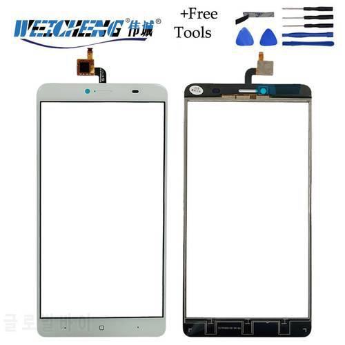 WEICHENG White Color Touch Sensor For DOOGEE Y6 Max Touch Screen Digitizer Panel Sensor for y6 max touch+free Tools