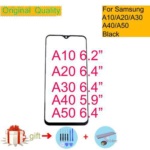 Replacement For Samsung Galaxy A10 A20 A30 A40 A50 Touch Screen Front Glass Panel TouchScreen LCD Outer Lens With OCA Glue