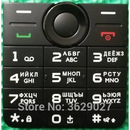 SZWESTTOP Original Russian keypads for Philips E168 Cellphone,ker button for Xenium CTE168 Mobile Phone,Russian alphabet