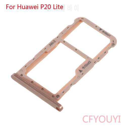 For Huawei P20 Lite Dual SIM Card Tray Micro SD Card Holder Slot Adapter Replacement Parts