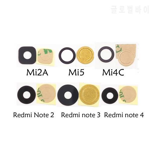 For Xiaomi 2A 2S MI3 Mi4 4C M4C Mi5 Redmi Note 2 Redmi Note 3 Redmi Note 4 Rear back camera lens glass with sticker