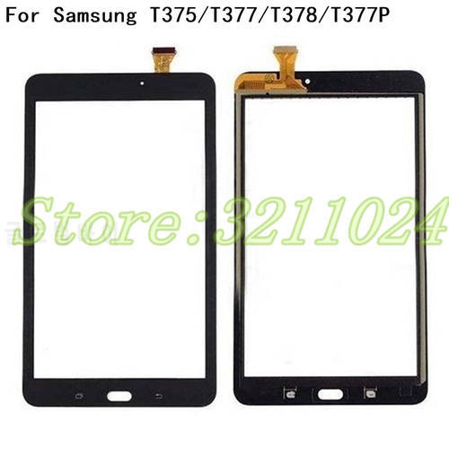 Good quality New For Samsung Galaxy Tab E 8.0 T375 T377 T378 T377P LCD Outer Touch Screen Digitizer Front Glass Sensor